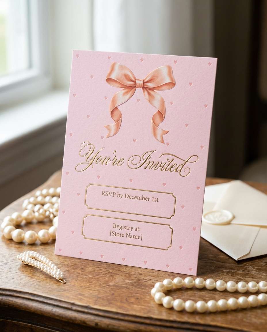 coquette bow pink photo