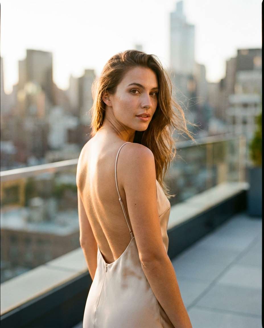 rooftop golden hour photo