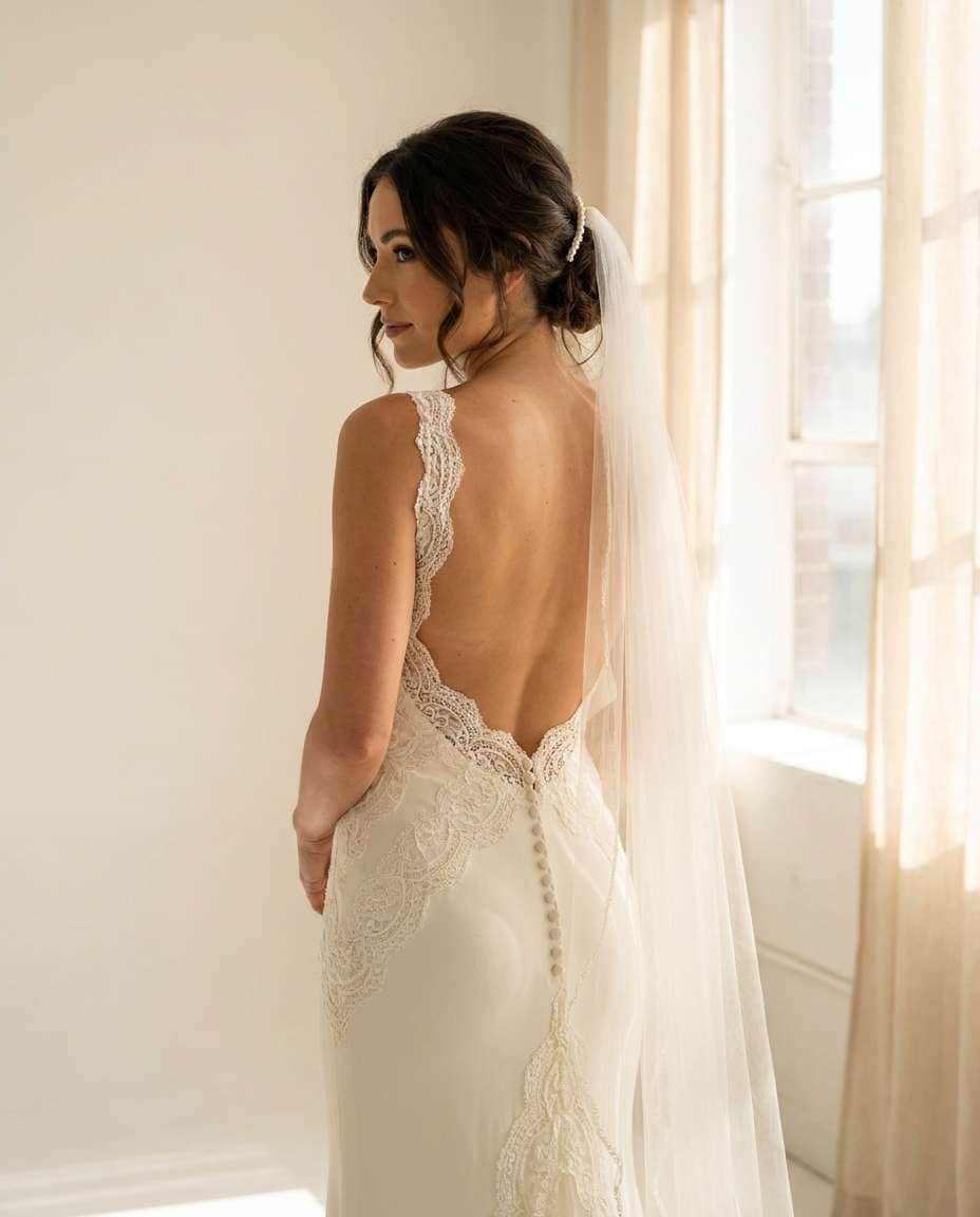 bridal openback photo