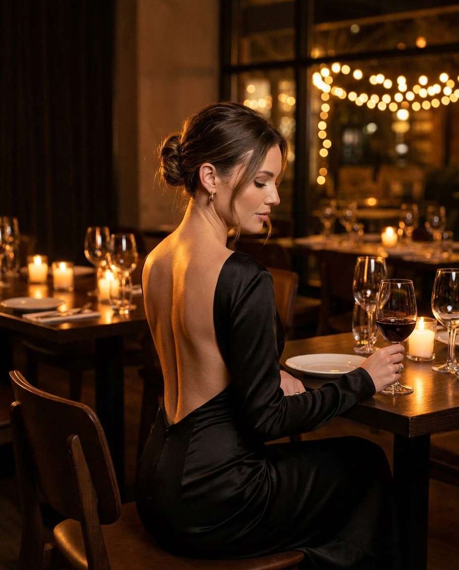 candlelit dinner photo