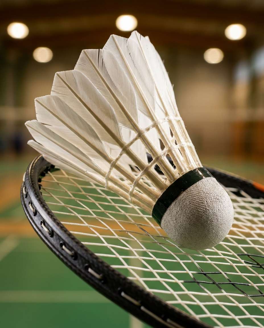 shuttlecock macro moment photo