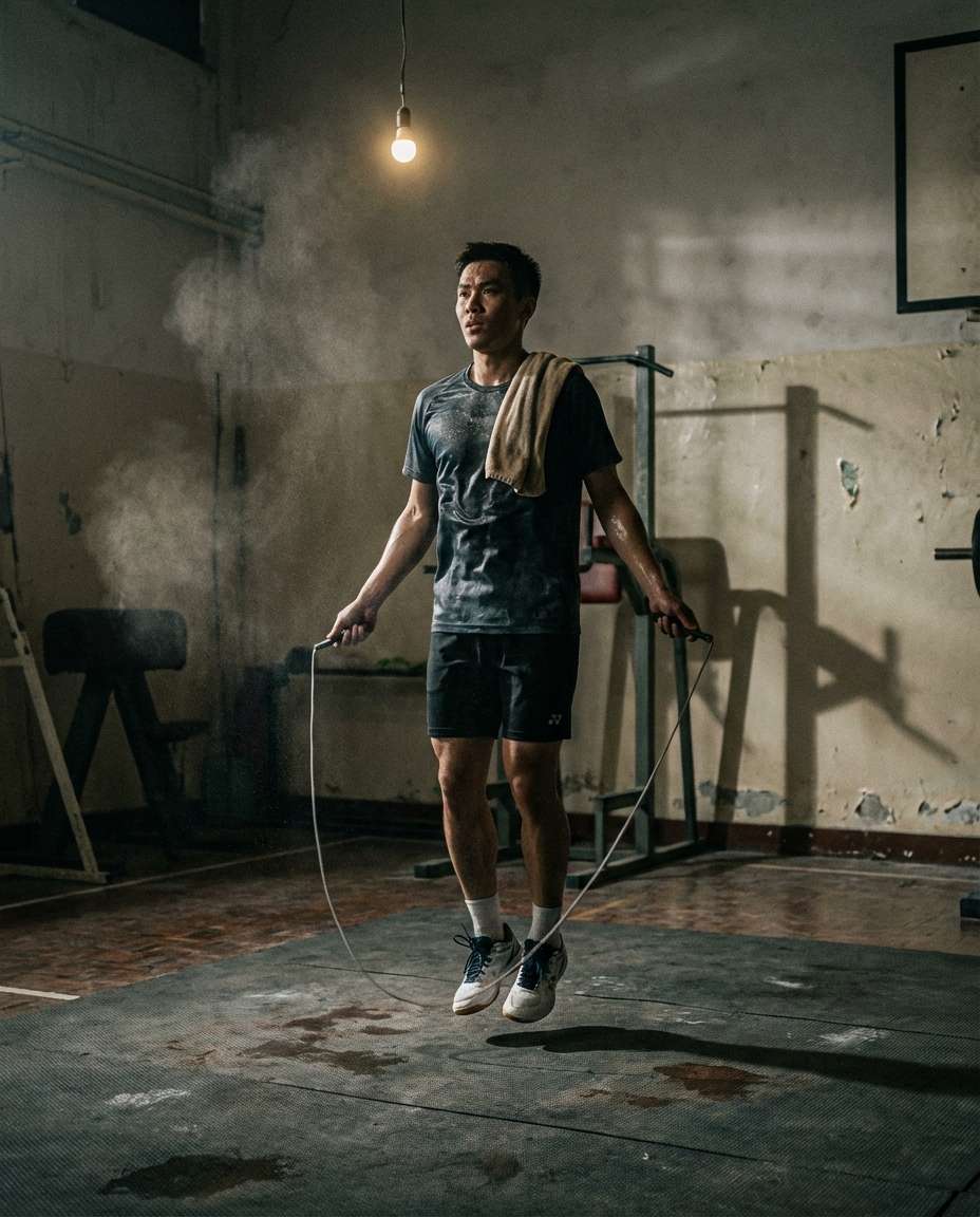 training rope skips photo