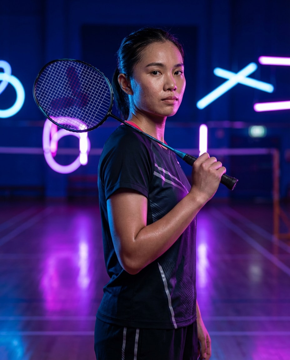 neon night court photo