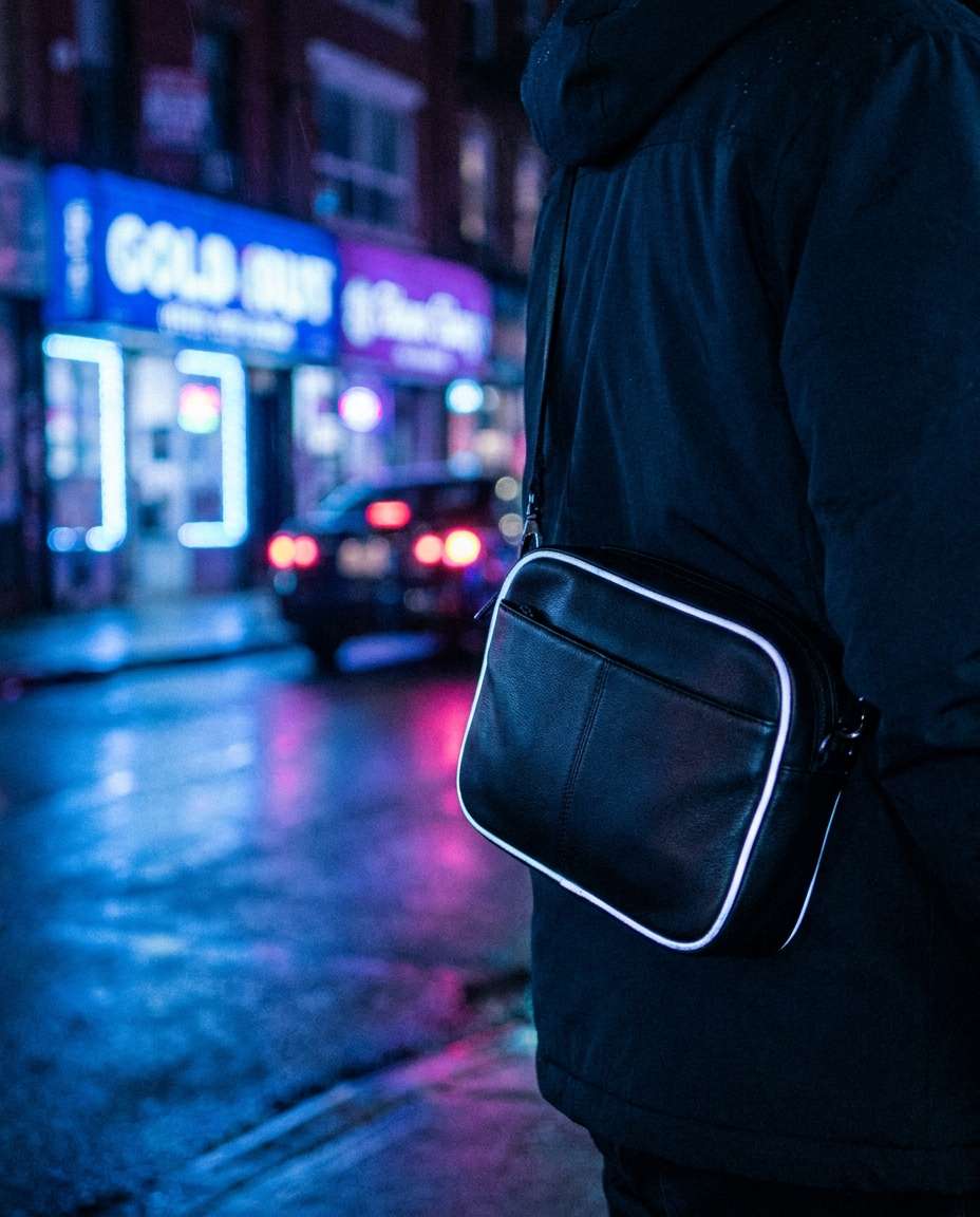 neon night crossbody photo