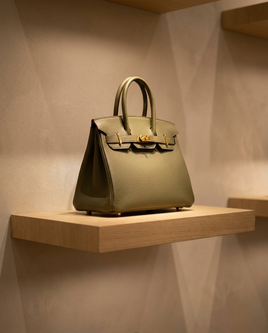 luxury boutique shelf photo
