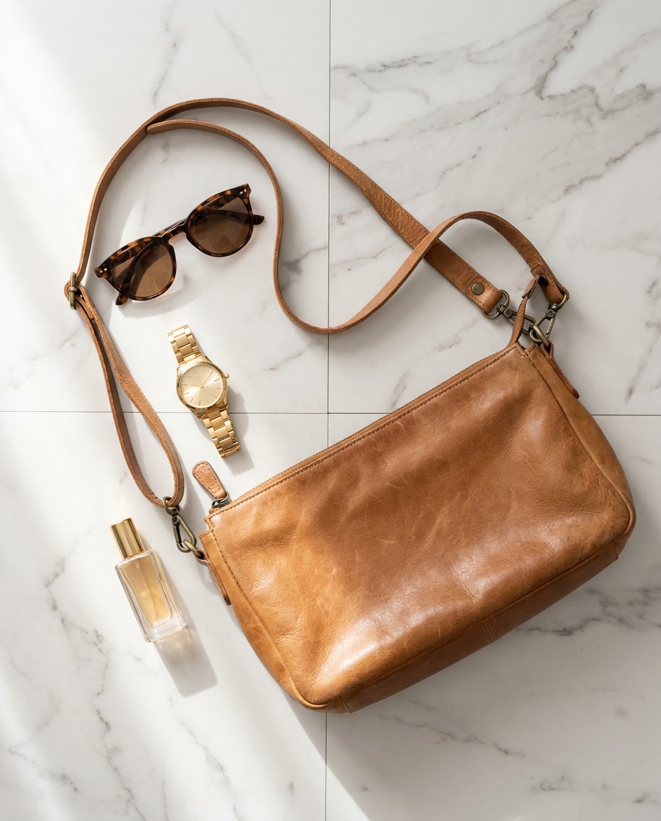 marble flat lay photo