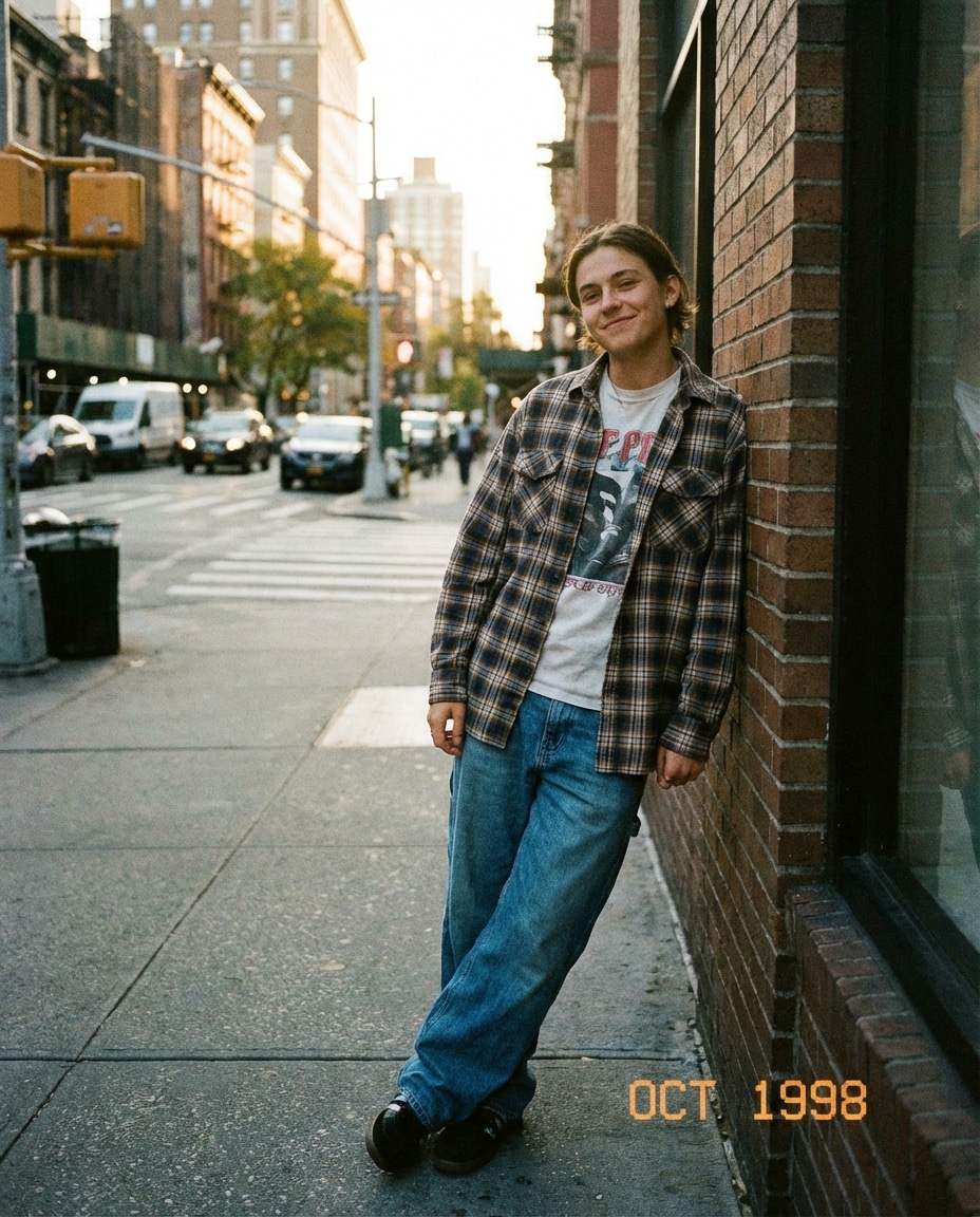 retro film street photo