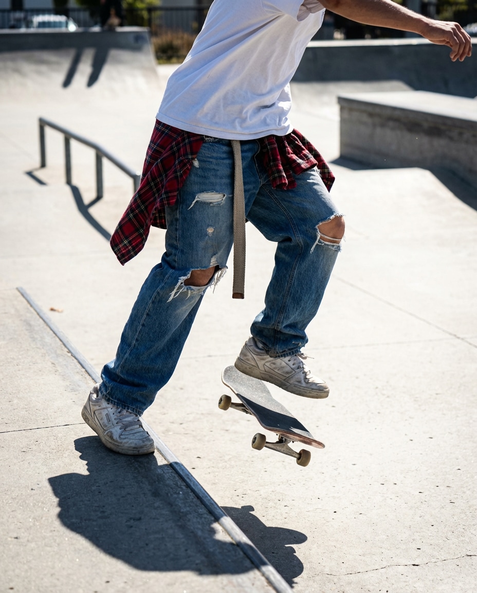skatepark motion freeze photo