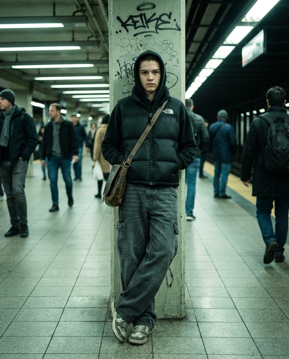 subway platform grit photo