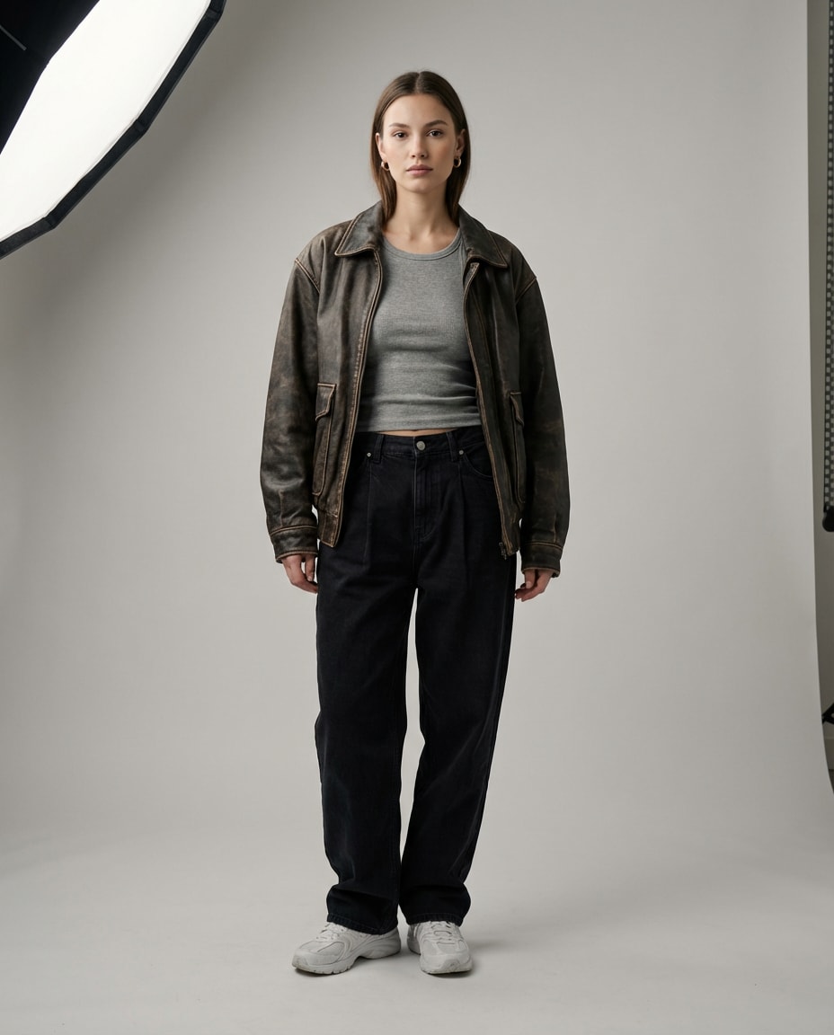 minimal studio fit photo