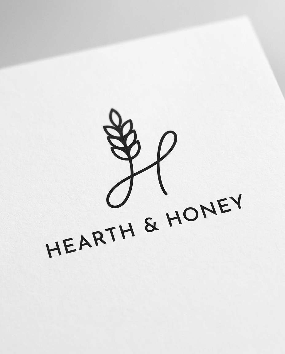 minimal wheat mark photo