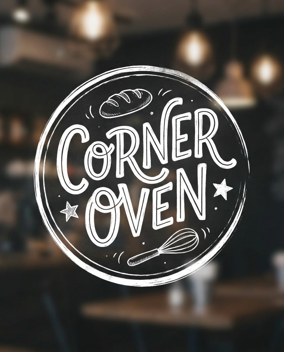 chalkboard script look photo