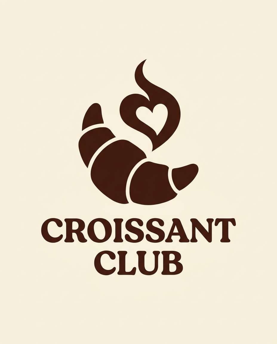 croissant negative space photo