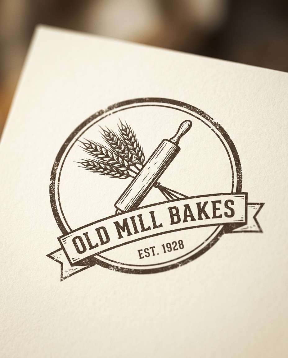 vintage stamp badge photo