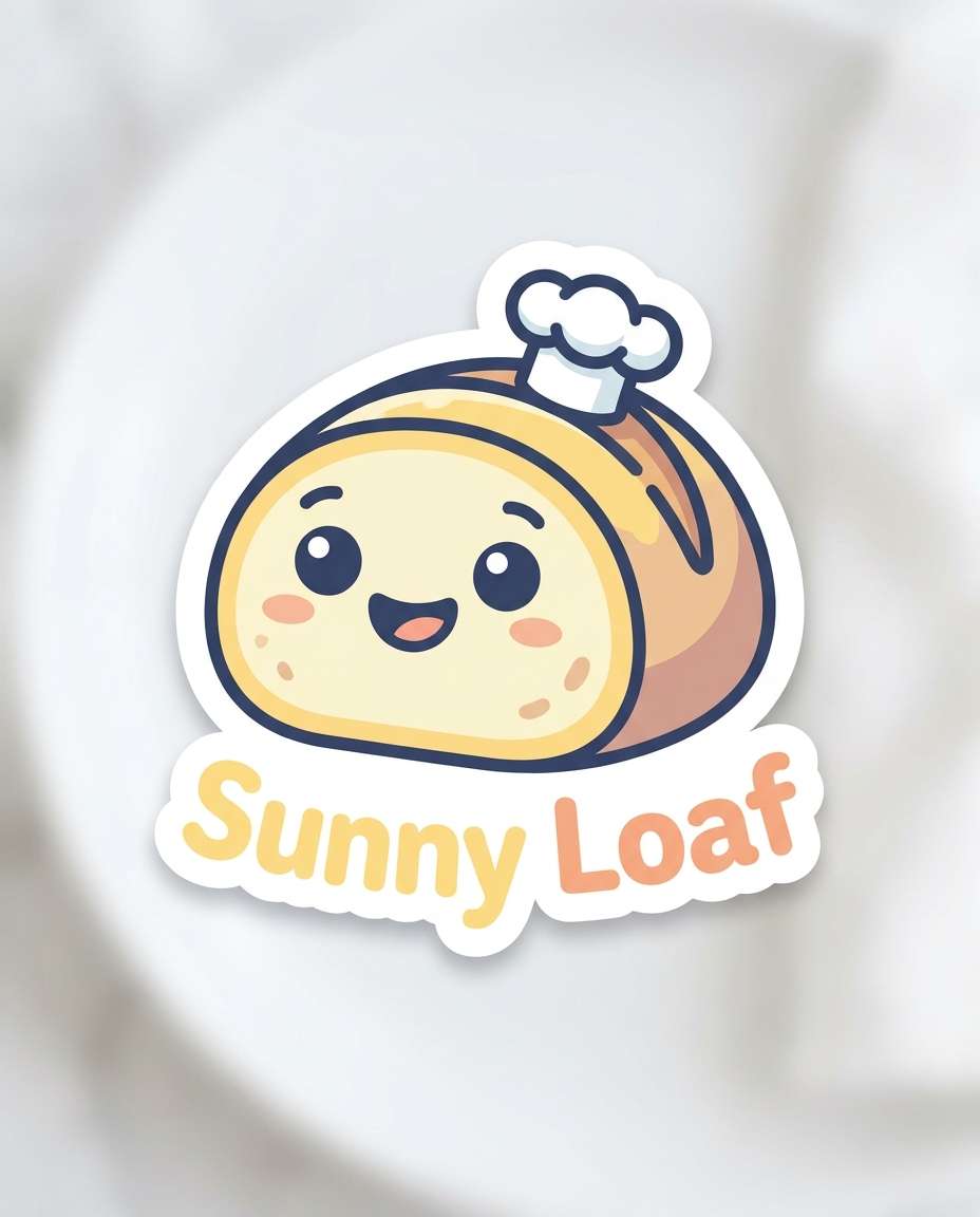 cute mascot bread photo