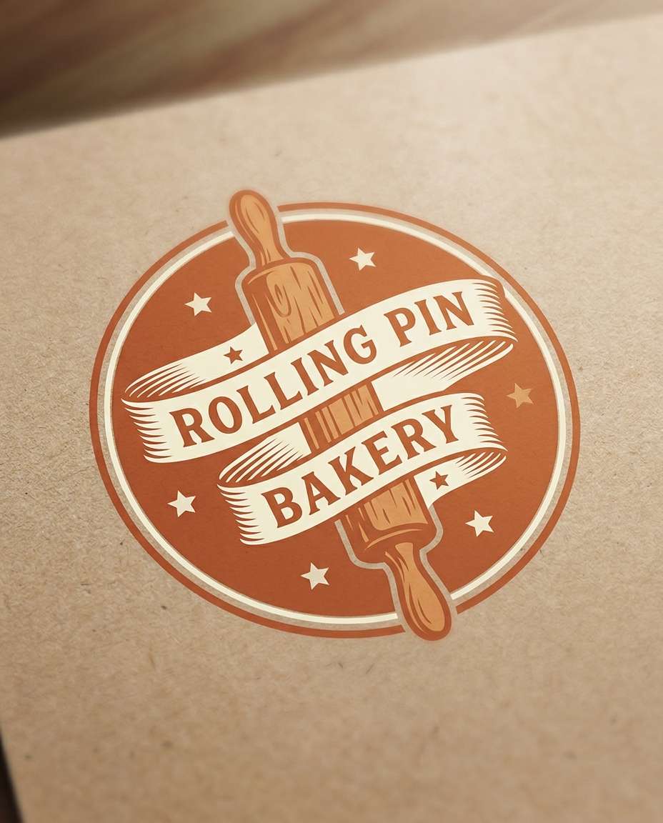 rolling pin ribbon photo