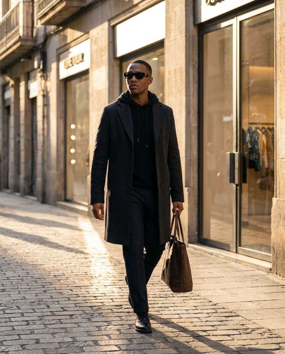 luxury shopping district photo