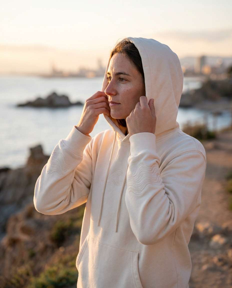 coastal sunset glow photo