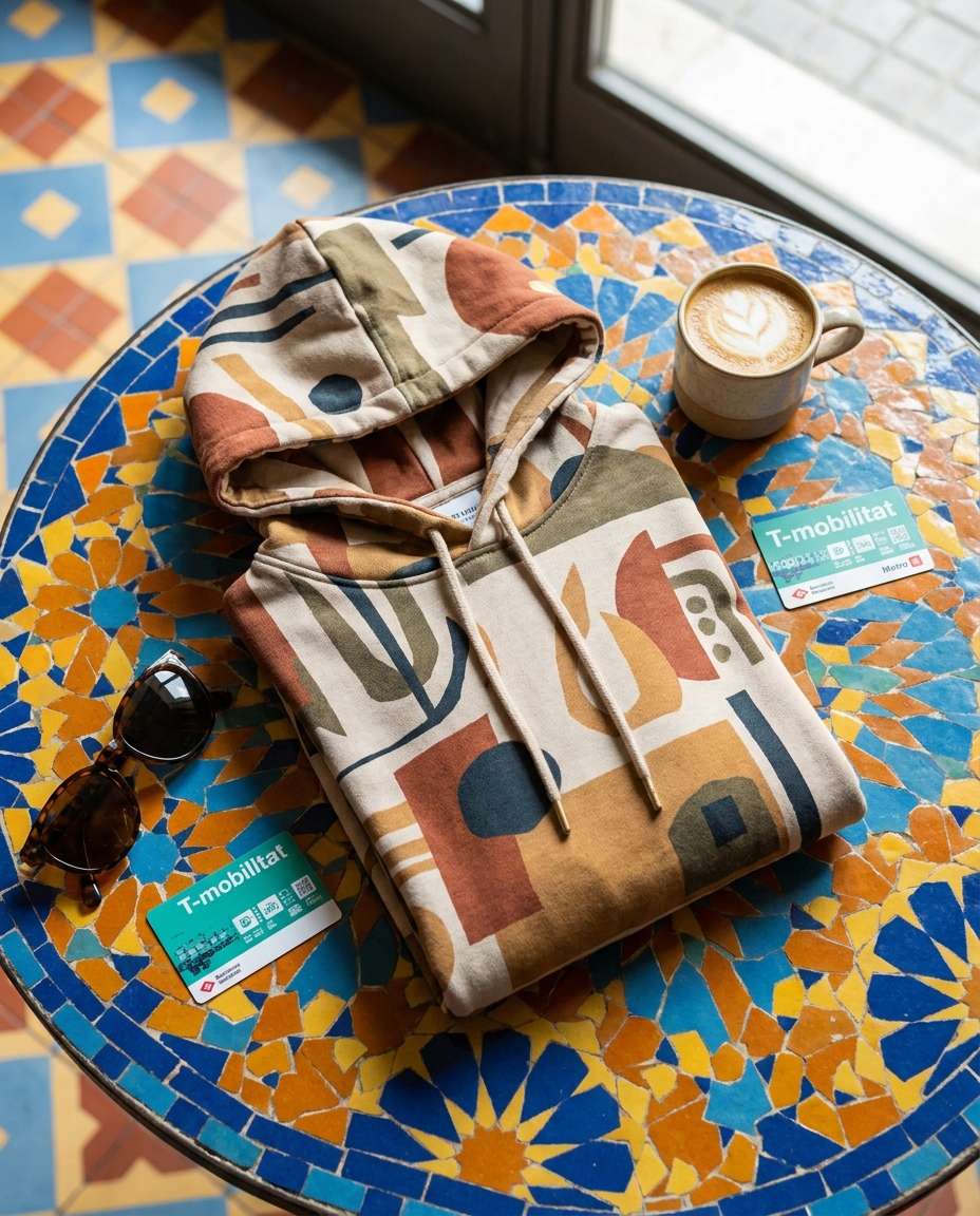 flat lay tiles photo