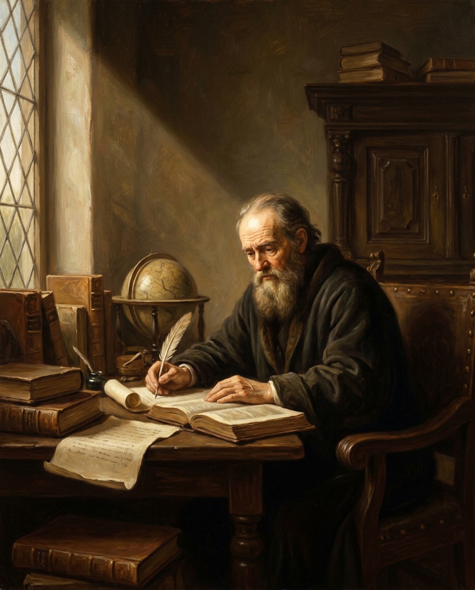 scholar by window photo