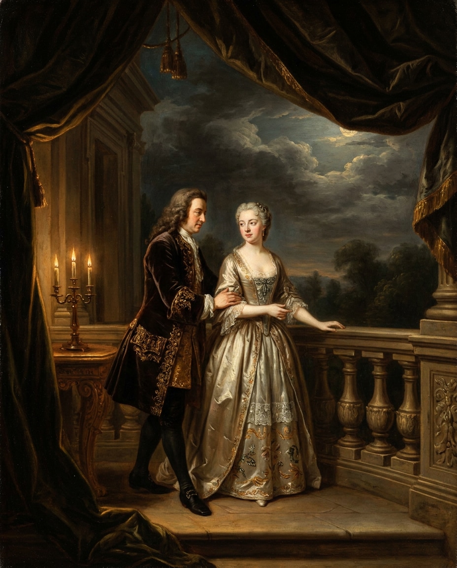 royal couple balcony photo