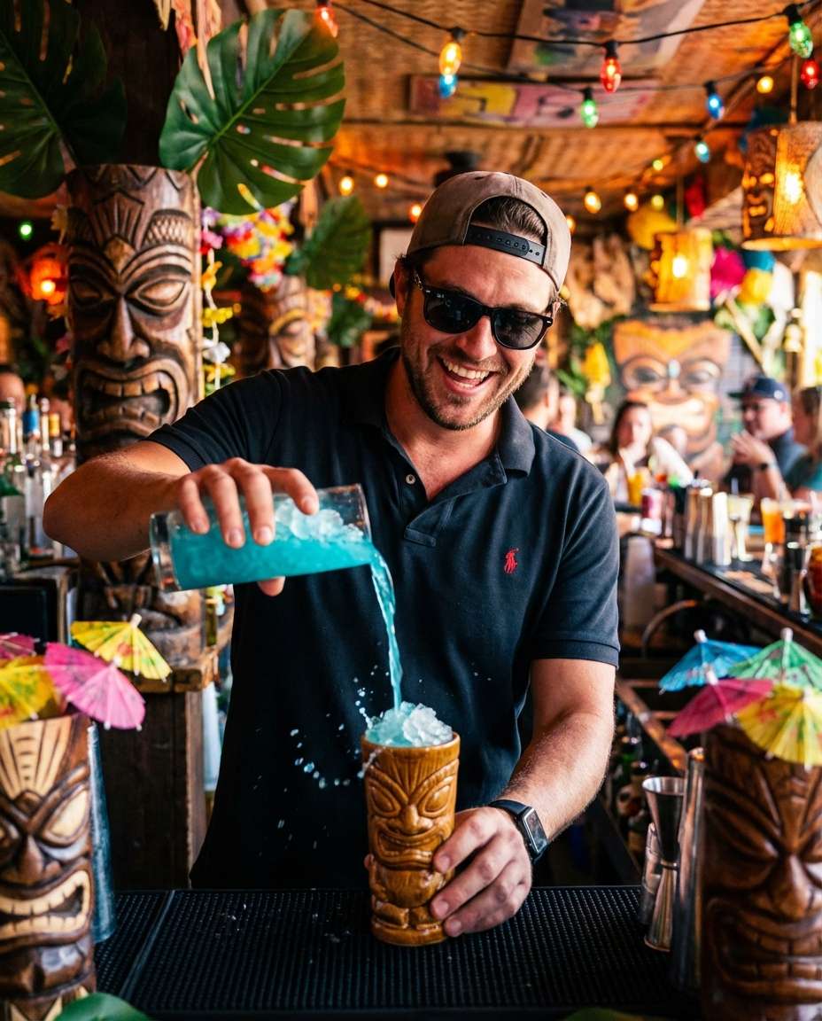 tiki tropical pop photo