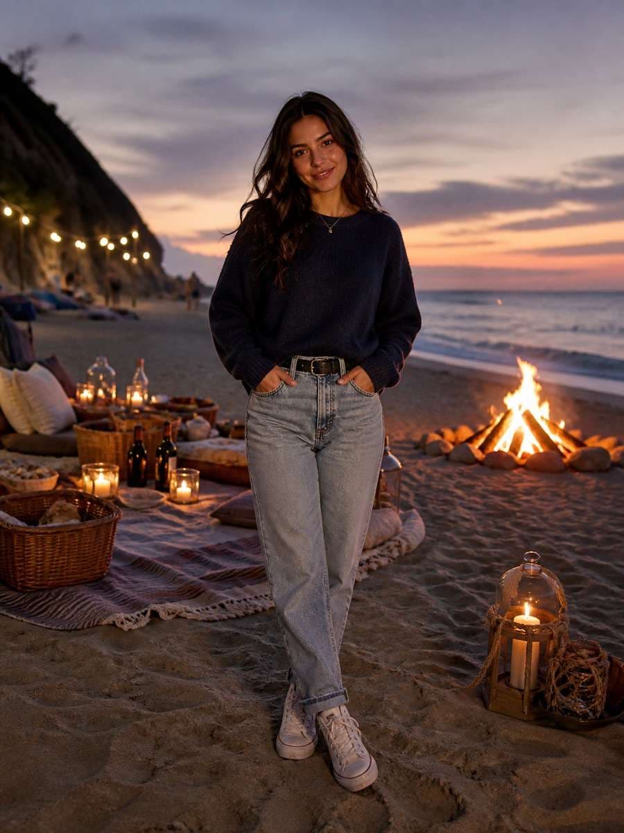 Bonfire Picnic Aesthetic photo