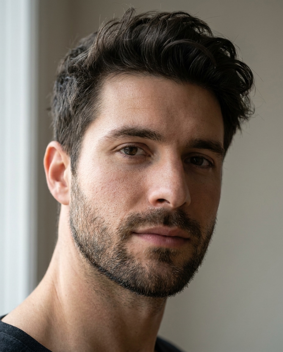 clean 3day stubble photo