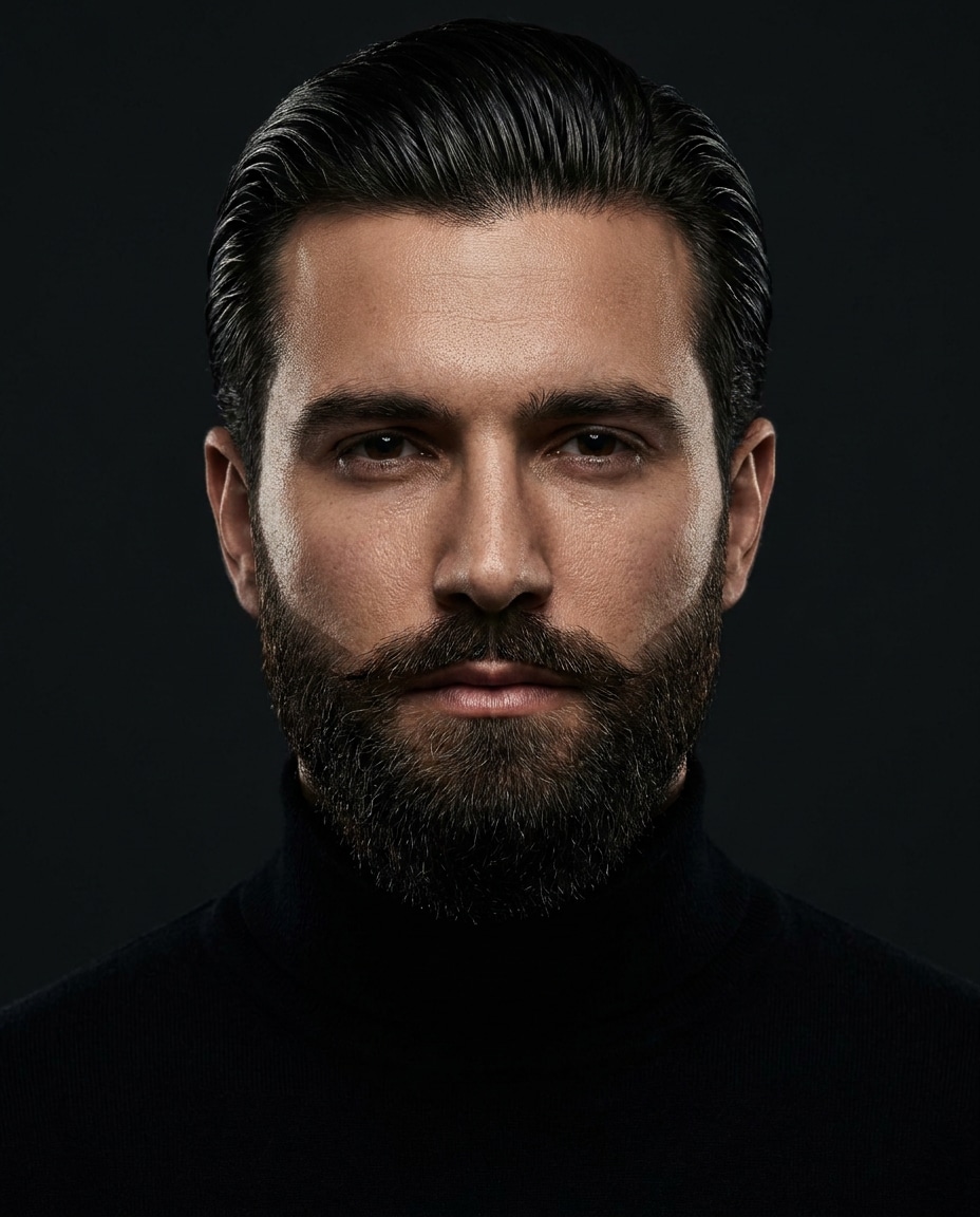 luxury grooming editorial photo
