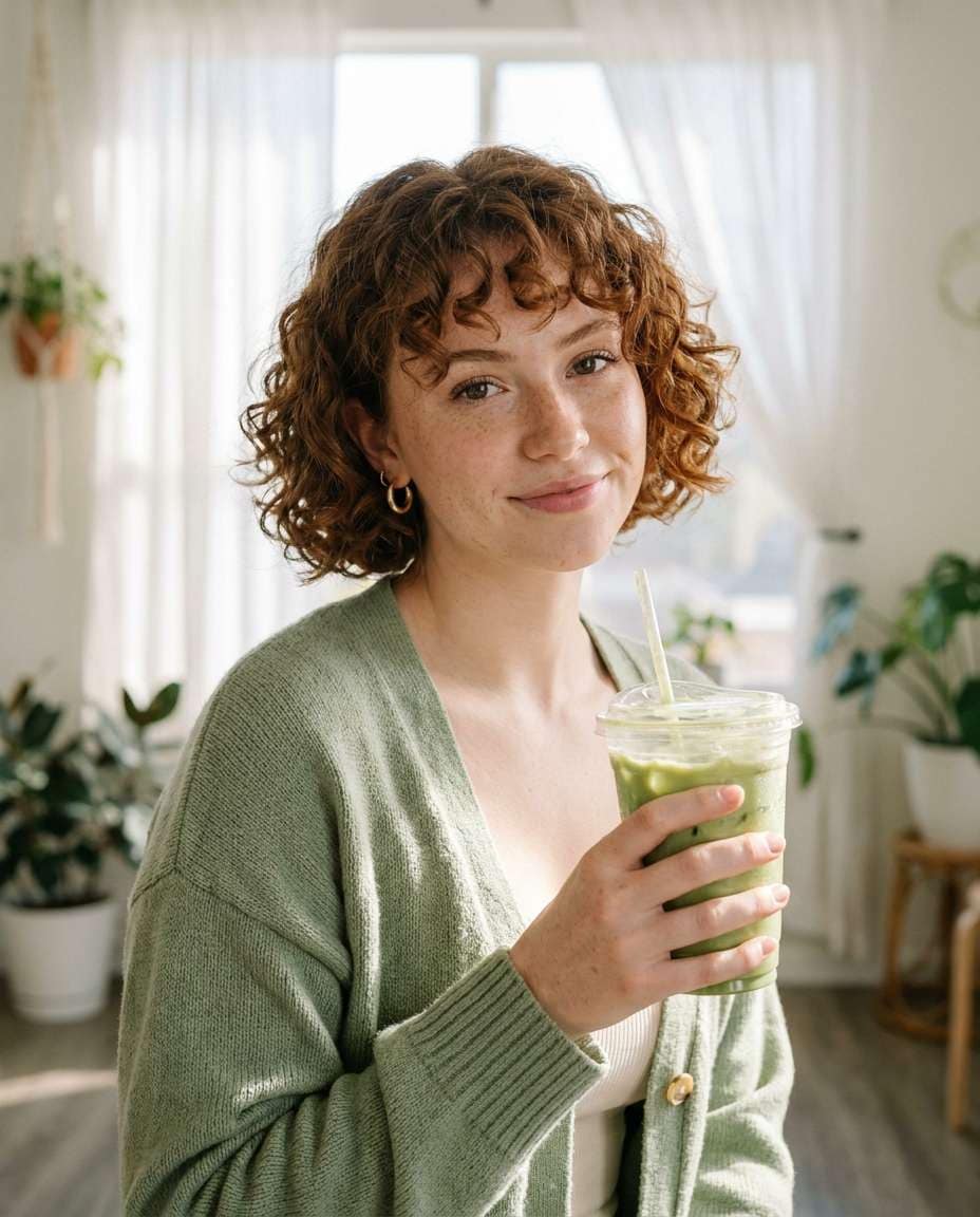 iced matcha morning photo