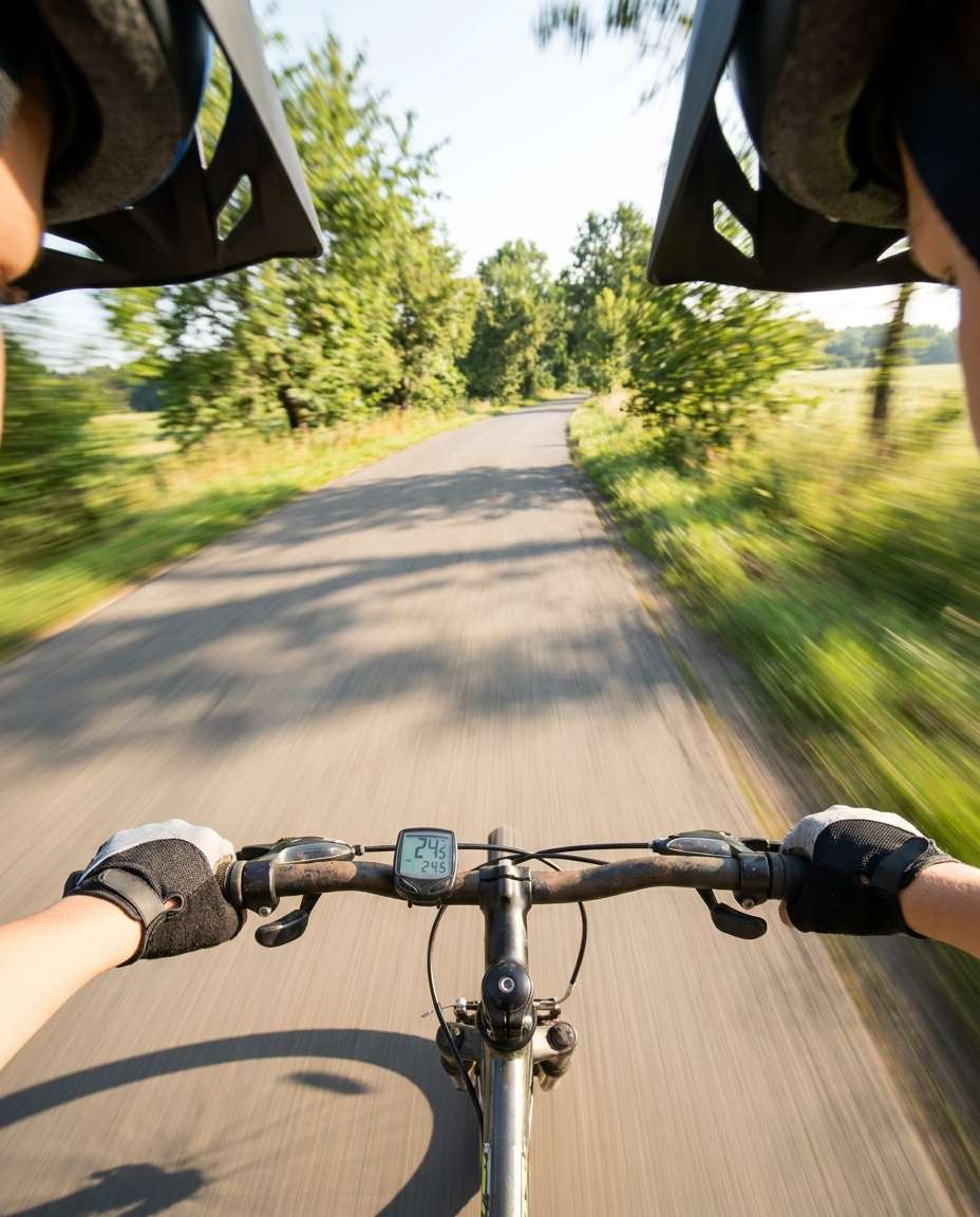 action pov handlebar photo