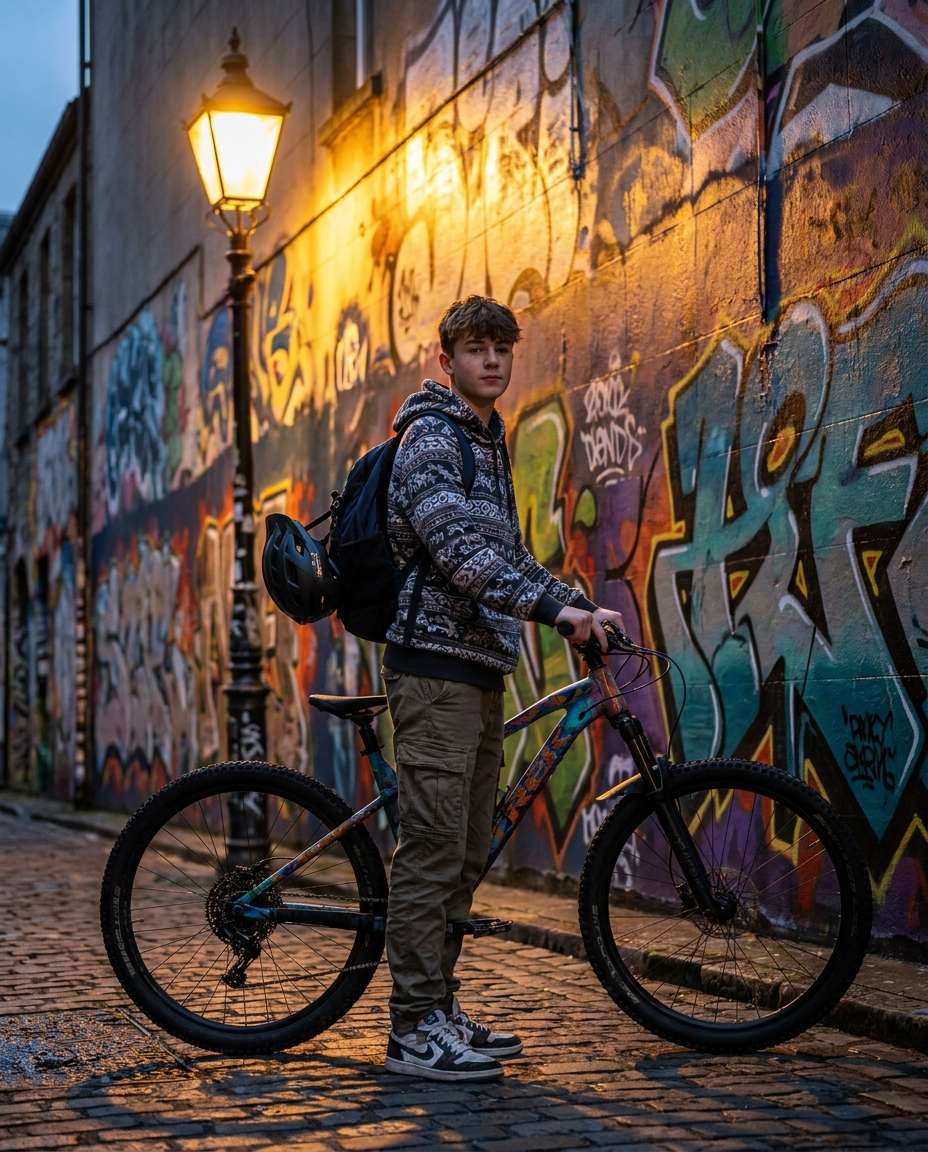 graffiti alley edge photo