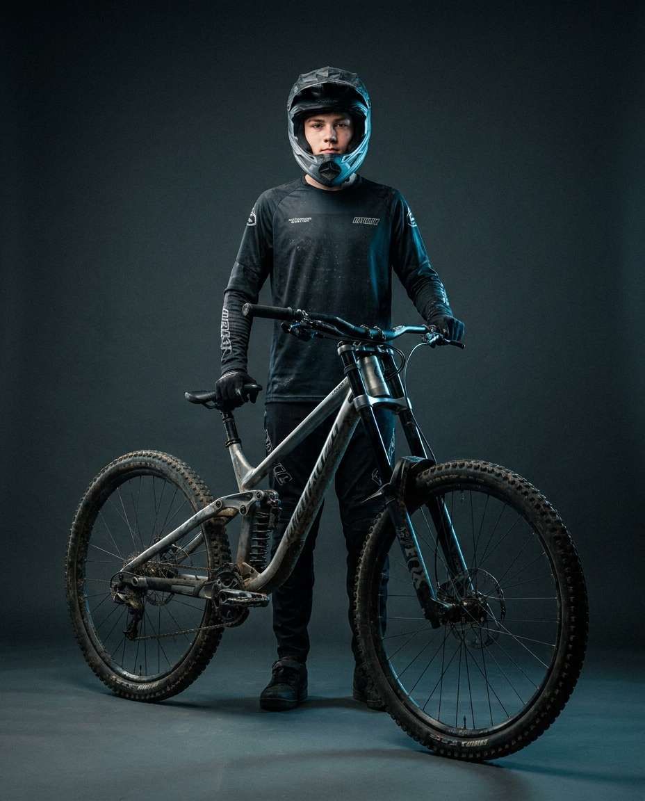 cool studio rim light photo