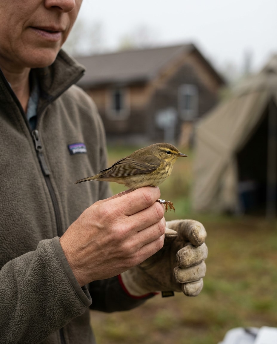 wildlife research banding photo