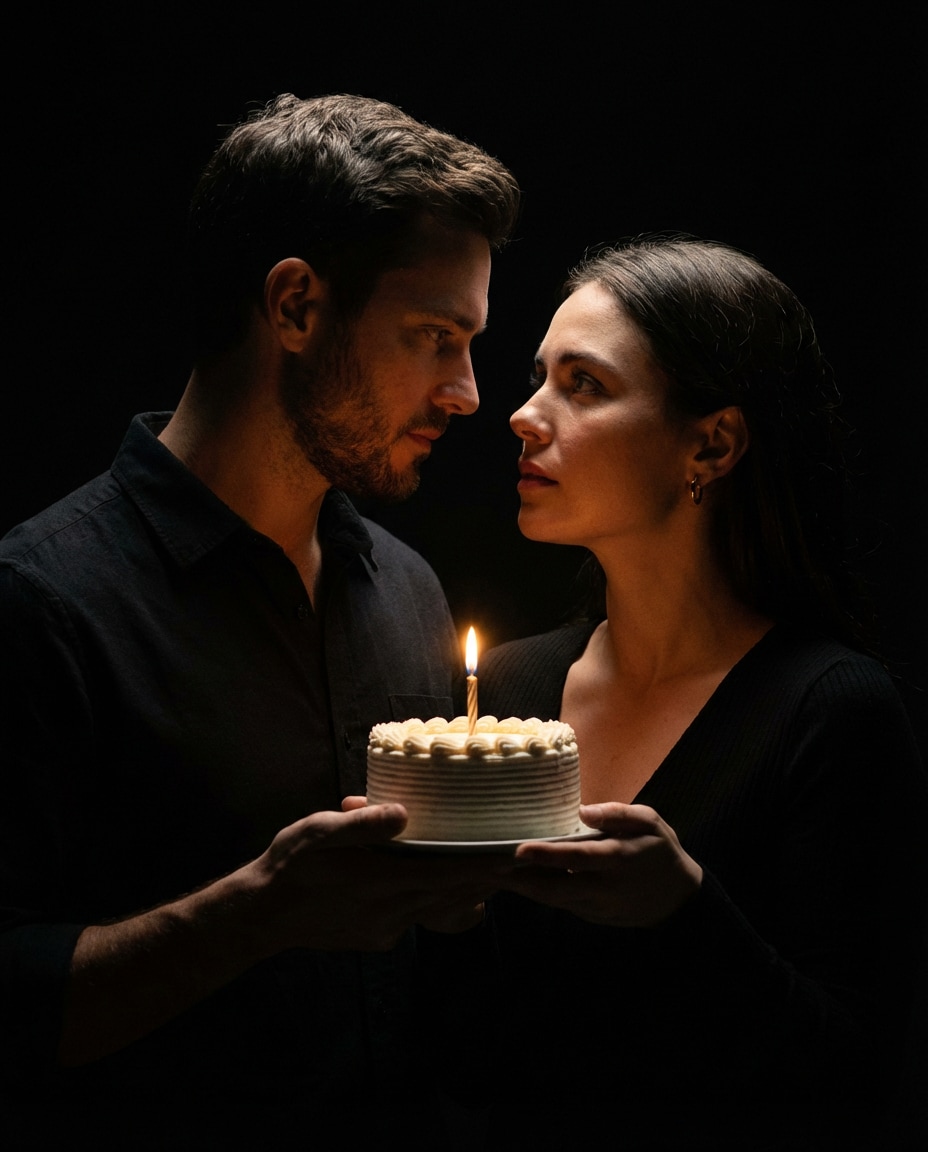 black background spotlight photo