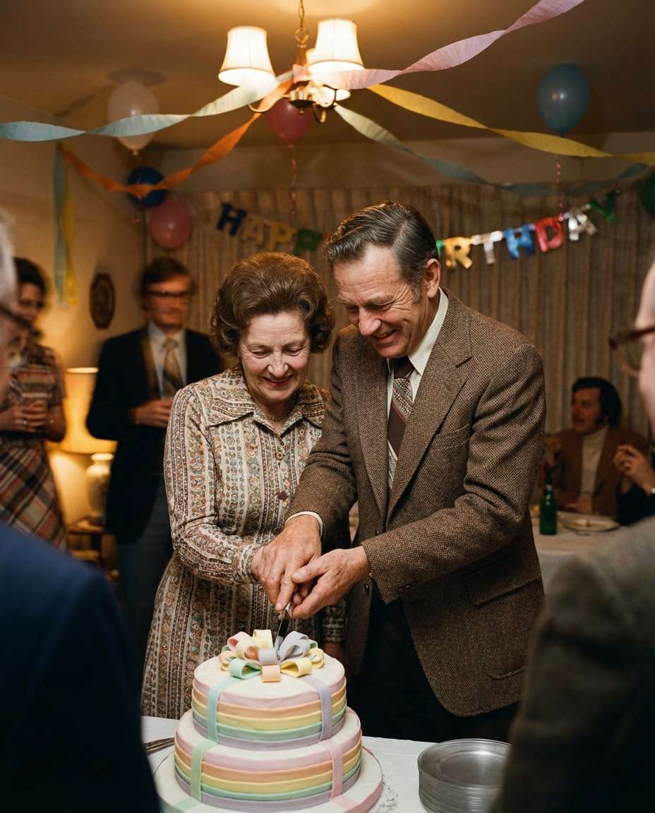 vintage film party photo