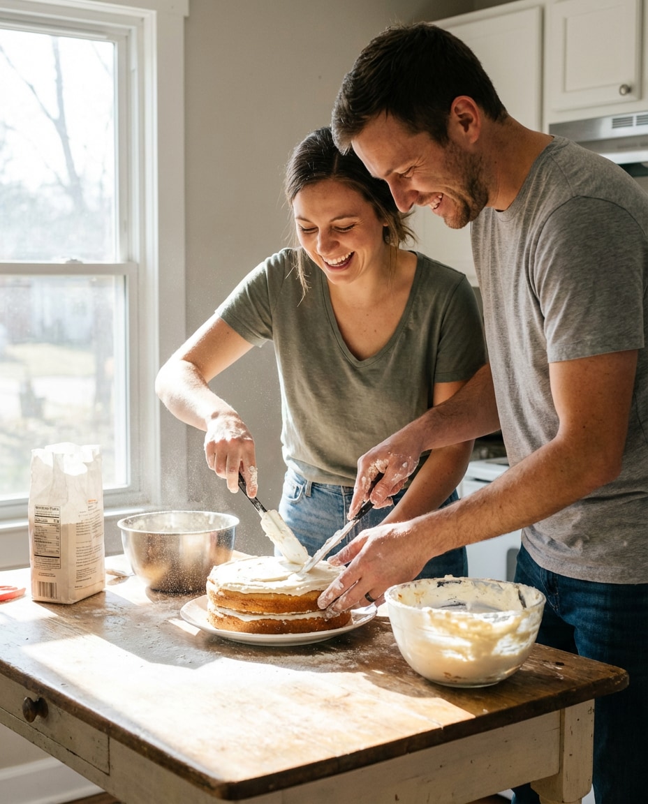 kitchen cake frosting photo