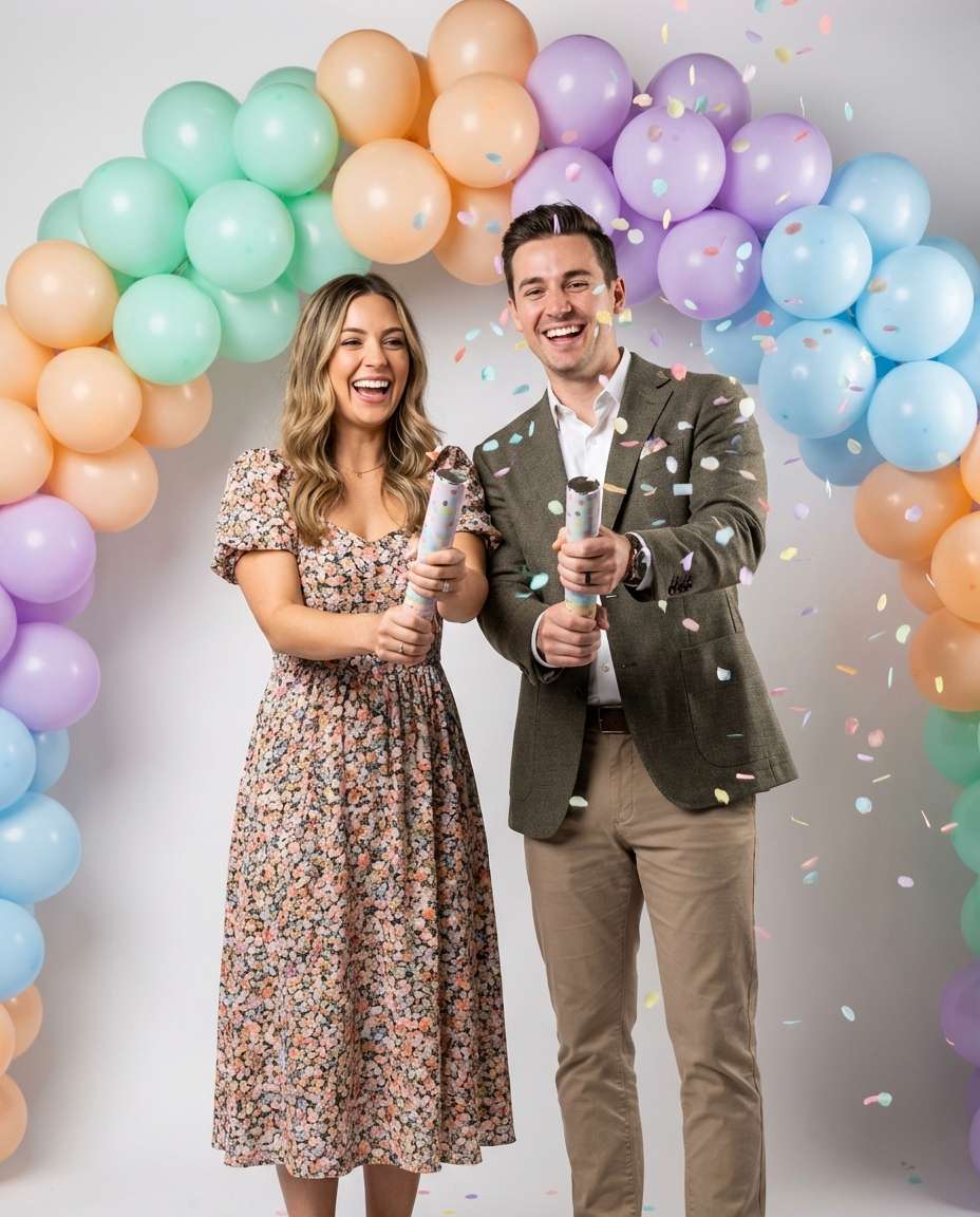 confetti pop moment photo