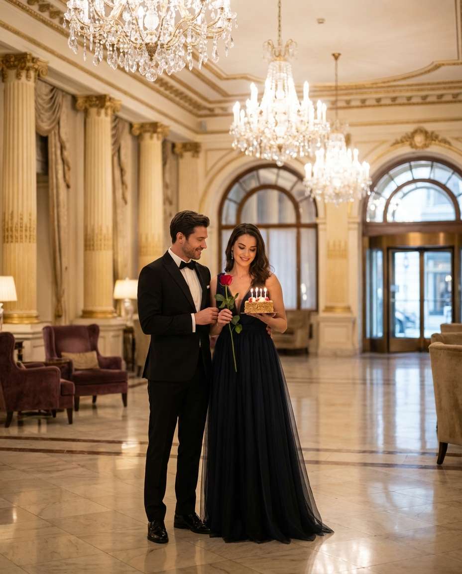 luxury hotel lobby photo