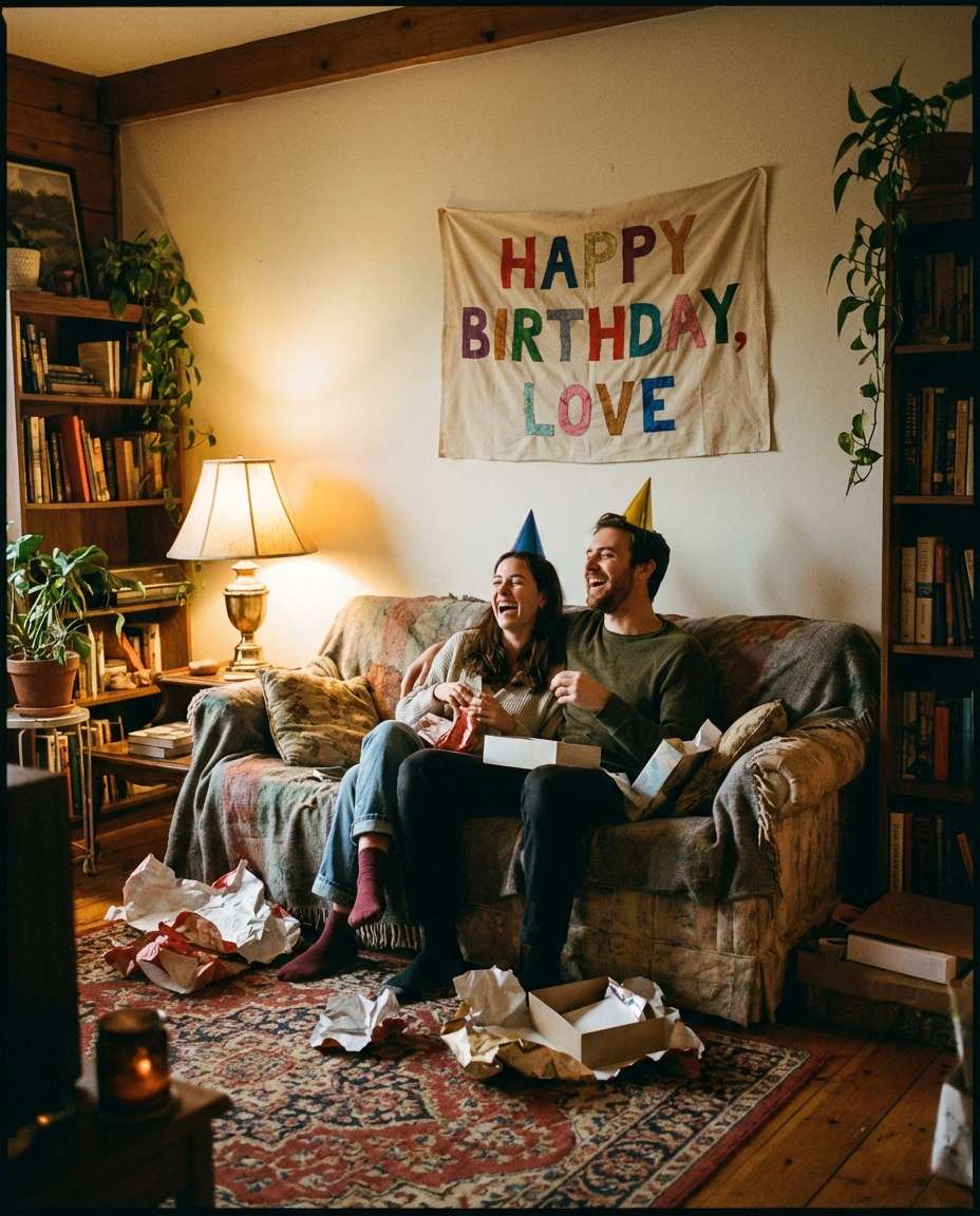 athome cozy party photo