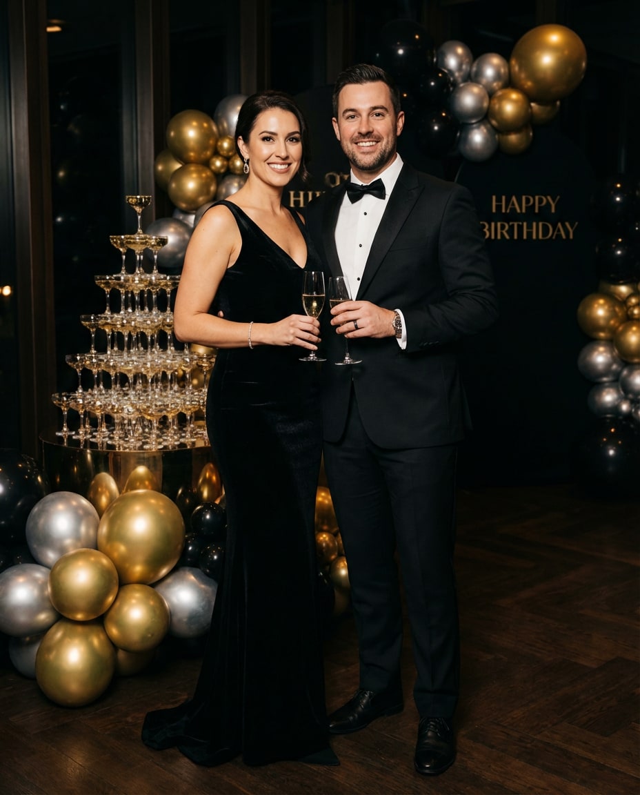 black tie party photo