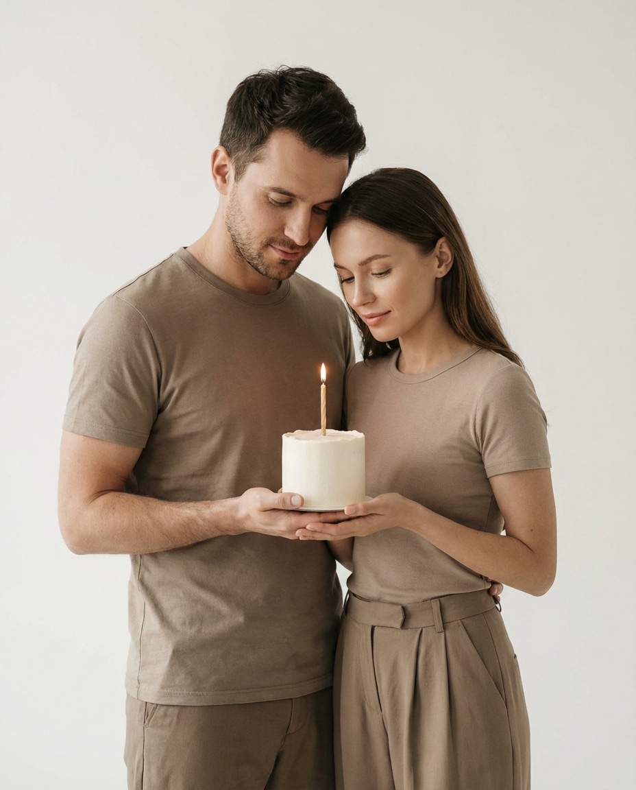 minimal white studio photo