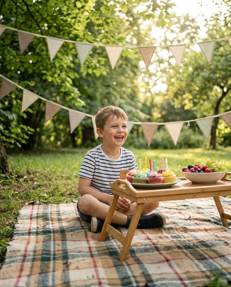 outdoor picnic party photo