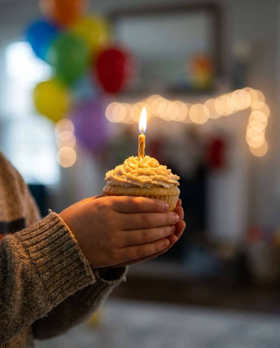 cupcake hands closeup photo