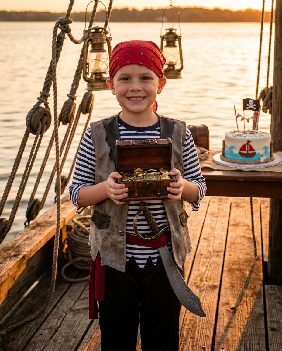pirate treasure dock photo