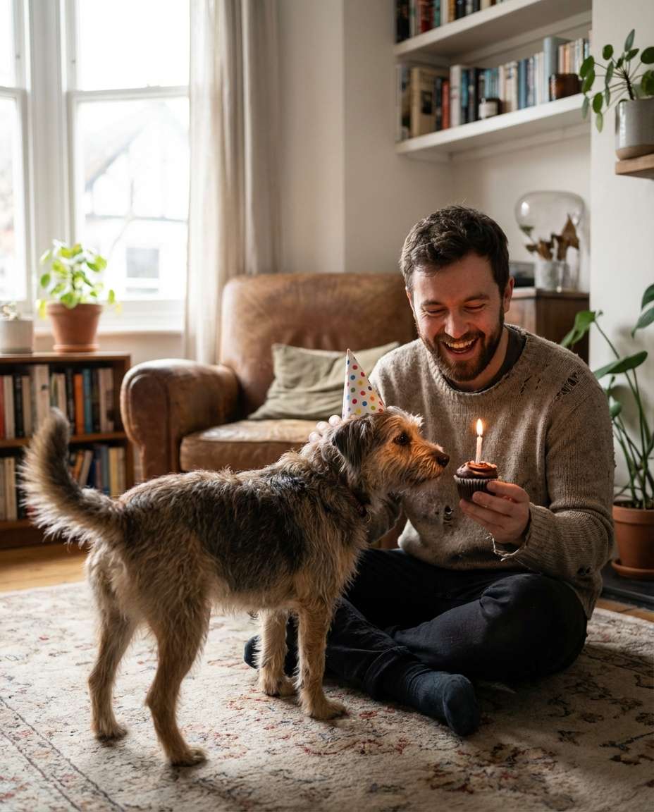 pet included moment photo