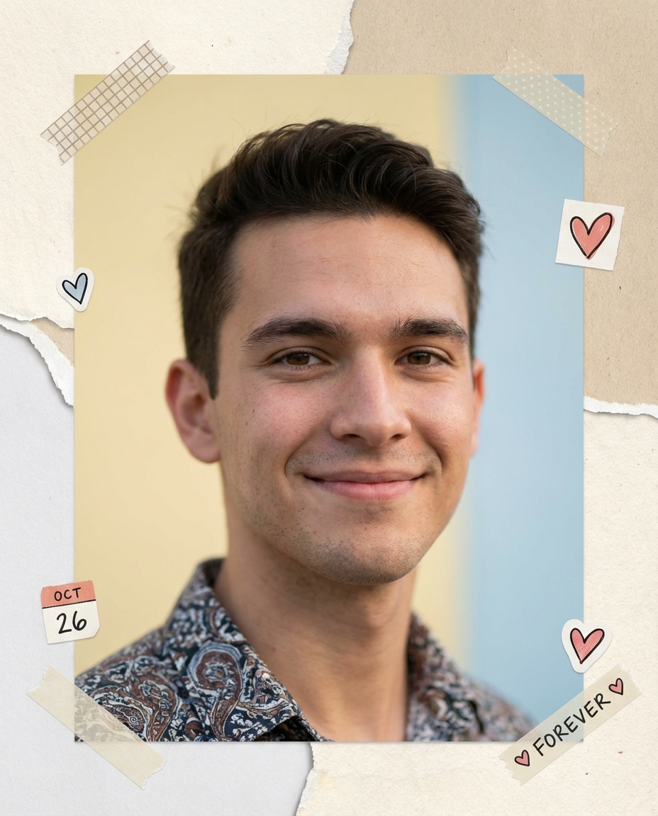 scrapbook collage look photo