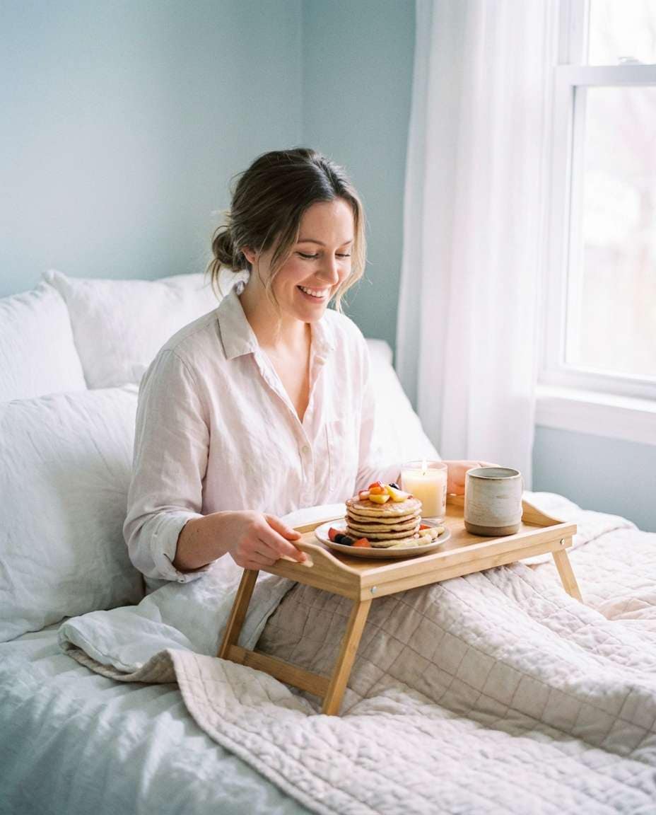 cozy pajama morning photo