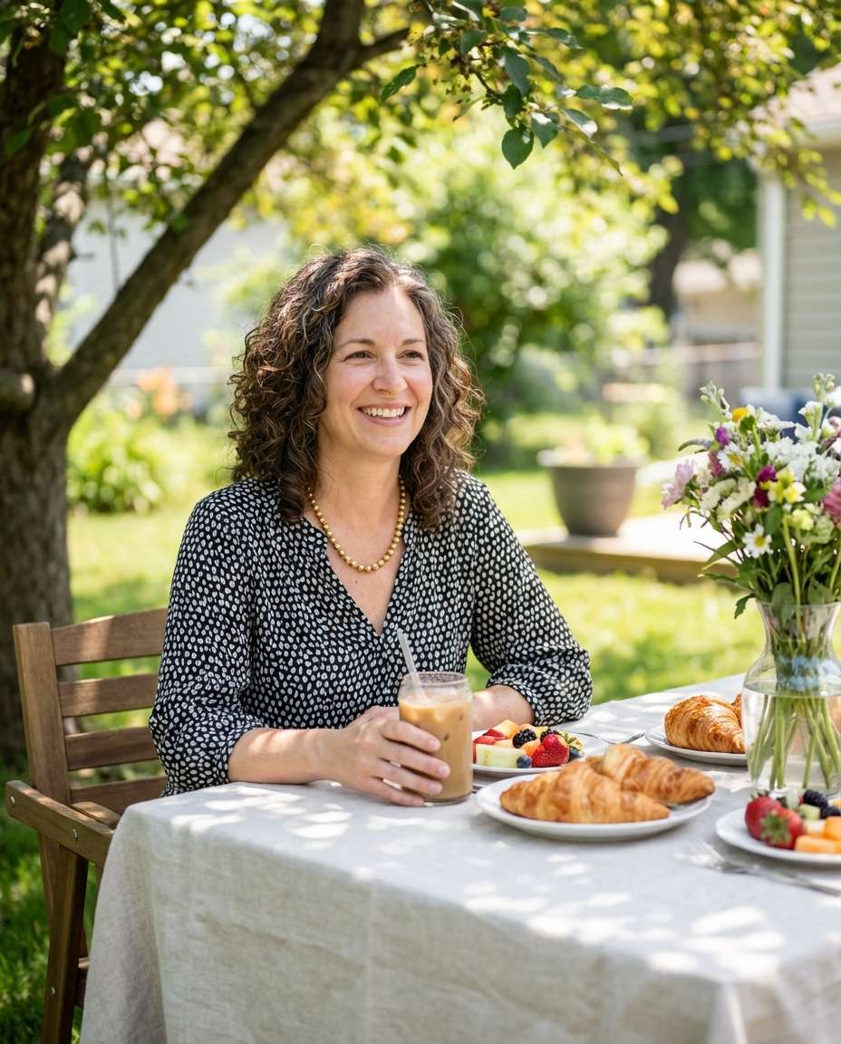 backyard brunch vibes photo