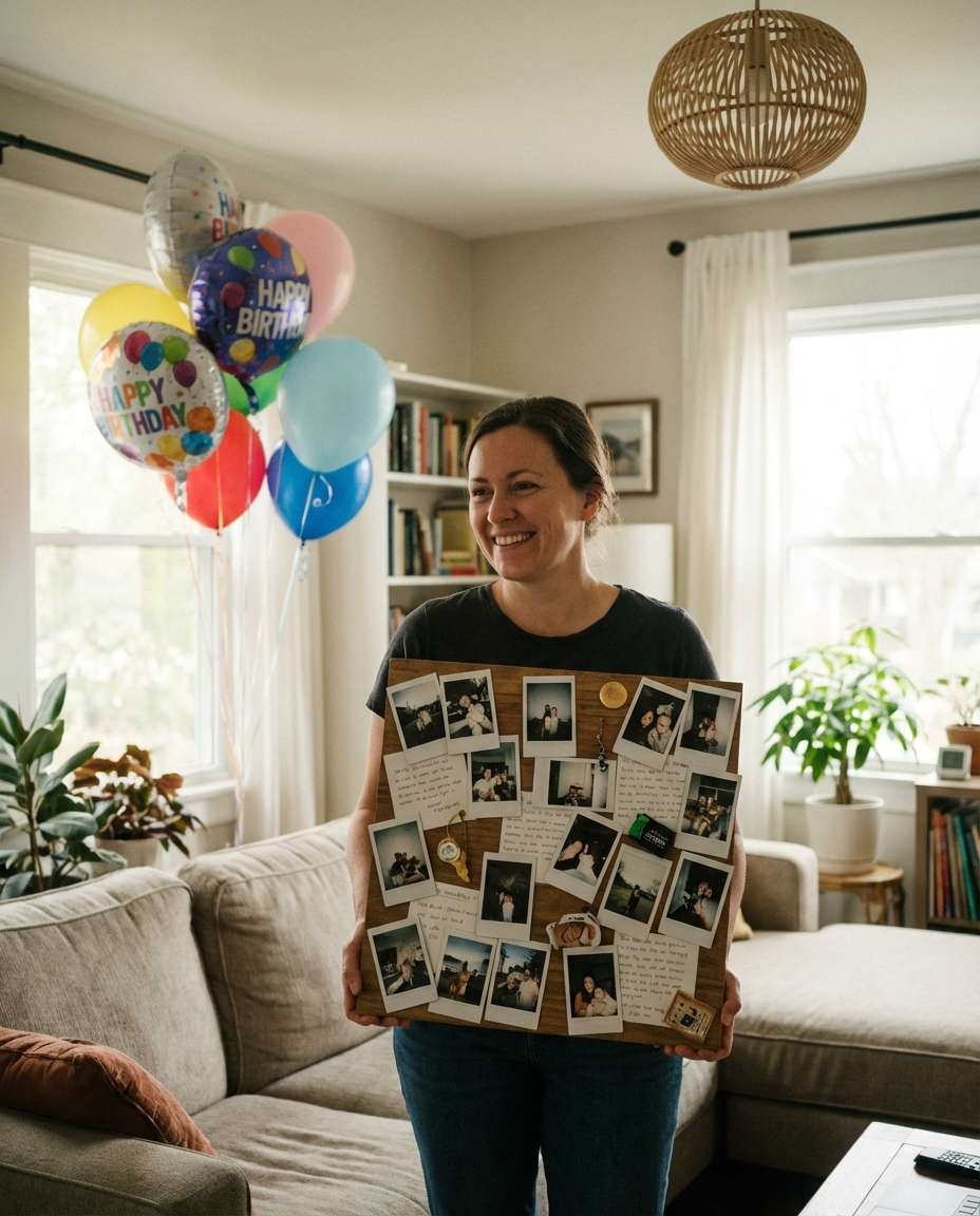 polaroid collage vibe photo